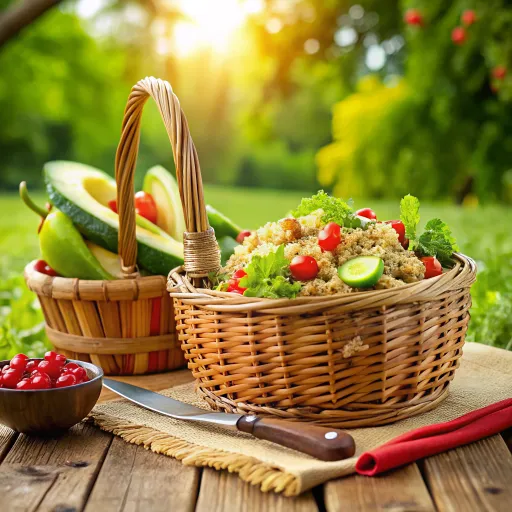 Kinoa Temelli Avokado Salatası