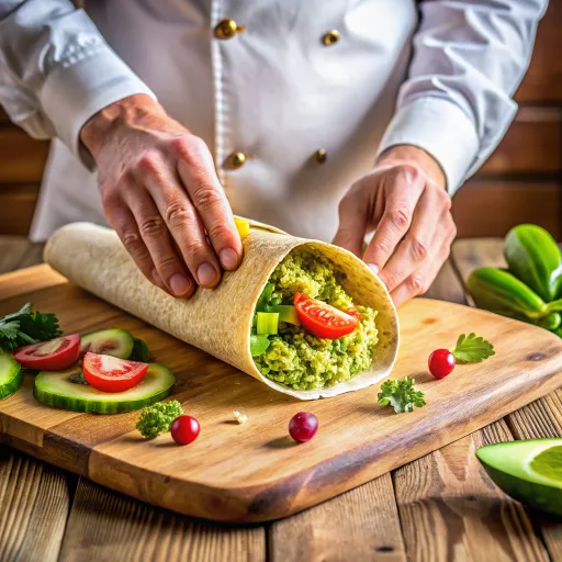 Bulgurlu Sebze Dürümü